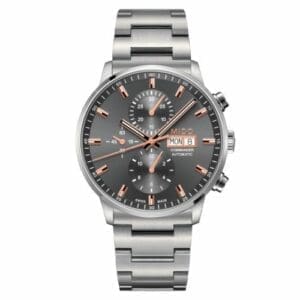 Mido Commander Chronograph Stainless Steel / Grey / Bracelet M016.414.11.061.00