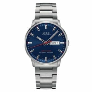 Mido Commander Chronometer Stainless Steel / Blue / Bracelet M021.431.11.041.00