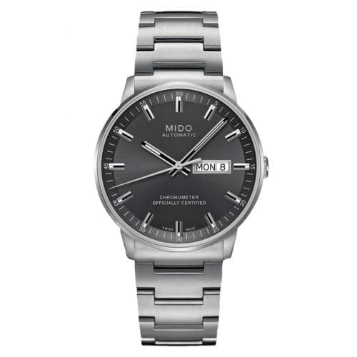 Mido Commander Chronometer Stainless Steel / Grey / Bracelet M021.431.11.061.00