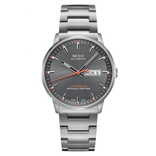 Mido Commander Chronometer Stainless Steel / Grey / Bracelet M021.431.11.061.01