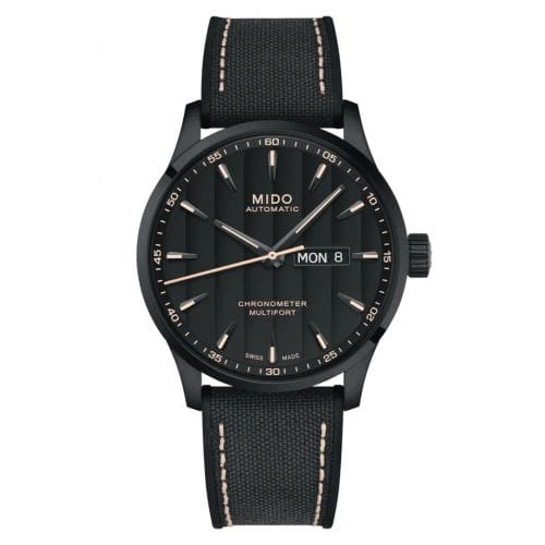 Mido Multifort Chronometer 1 PVD / Black / Strap M038.431.37.051.00