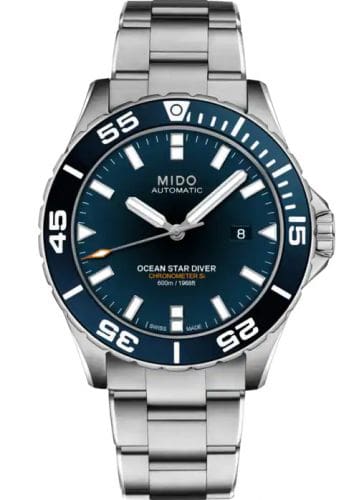 Mido Ocean Star 600 Chronometer Stainless Steel / Blue / Bracelet M026.608.11.041.00