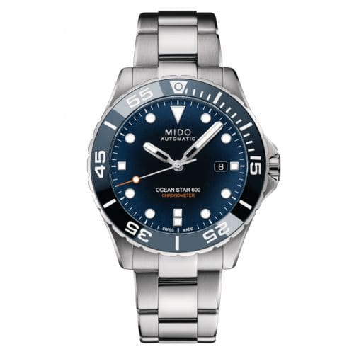Mido Ocean Star 600 Chronometer Stainless Steel / Blue / Bracelet M026.608.11.041.01
