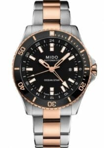 Mido Ocean Star GMT Stainless Steel / Rose Gold / Black / Bracelet M026.629.22.051.00