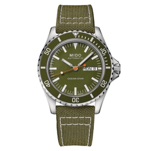 Mido Ocean Star Tribute Stainless Steel / Green M026.830.18.091.00