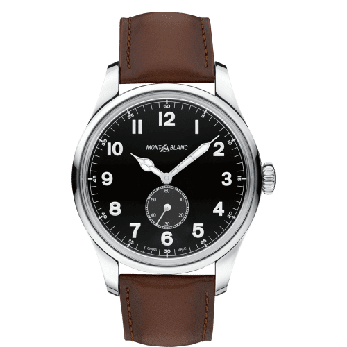 Montblanc 1858 Automatic Small Second Stainless Steel / Black 115073