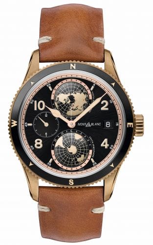 Montblanc 1858 Geosphere Limited Edition 1858 Bronze / Black / Calf 119347
