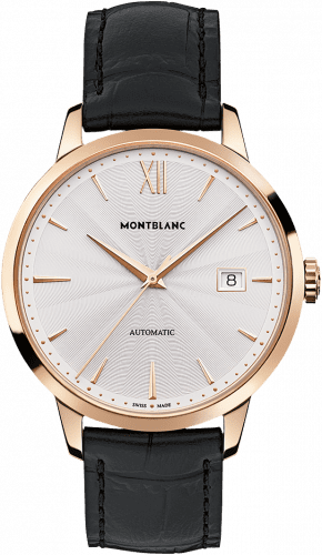 Montblanc Heritage Spirit Date Automatic 39mm Red Gold Guilloche 113705