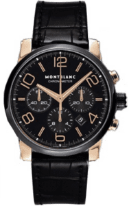 Montblanc TimeWalker Chronograph Automatic Red Gold Ceramic Black 104668