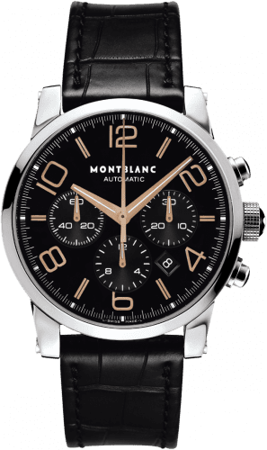 Montblanc Timewalker Chronograph Automatic 4810 Black / Red Gold Numerals 101548