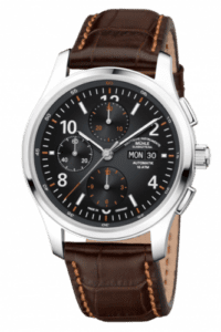 Mühle Glashütte Lunova Datum Chronograph Black / Strap M1-43-06-LB