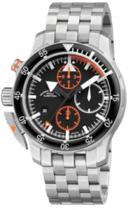 Mühle Glashütte S.A.R. Flieger Chronograph Black / Bracelet M1-41-33-MB