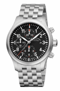 Mühle Glashütte Terrasport I Chronograph Black / Bracelet M1-37-74-MB