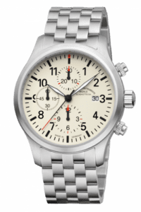 Mühle Glashütte Terrasport I Chronograph Cream / Bracelet M1-37-77-MB