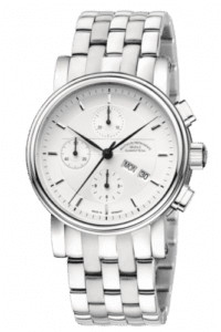 Mühle Glashütte Teutonia II Chronograph Silver / Bracelet M1-30-95-MB