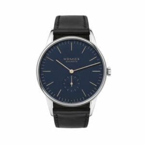 Nomos Glashütte Orion 38 Midnight Blue / Open Case Back 389