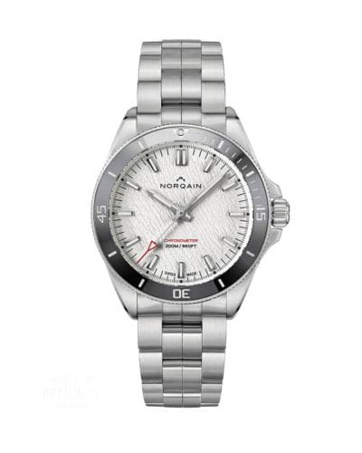 Norqain Adventure Neverest Glacier 40 Stainless Steel / Silver / Bracelet NN1001SC3CA/GL101-SS