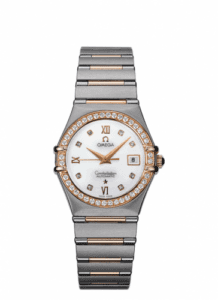 Omega Constellation Automatic 27.5 Stainless Steel / Red Gold / Diamond / MOP 1397.76.00