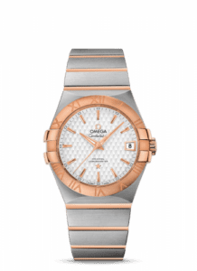Omega Constellation Co-Axial 35 Stainless Steel / Red Gold / Lozenge Silver 123.20.35.20.02.005