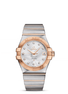 Omega Constellation Co-Axial 35 Stainless Steel / Red Gold / Silver 123.20.35.20.52.001