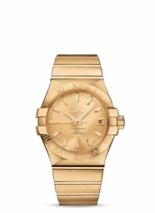 Omega Constellation Co-Axial 35 Yellow Gold / Champagne 123.50.35.20.08.001