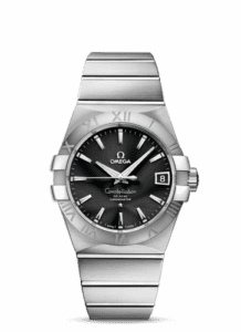 Omega Constellation Co-Axial 38 Stainless Steel / Black 123.10.38.21.01.001