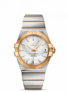 Omega Constellation Co-Axial 38 Stainless Steel / Yellow Gold / Silver 123.20.38.21.02.002
