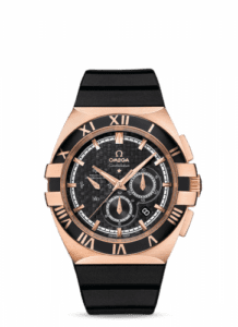 Omega Constellation Co-Axial 41 Chronograph Double Eagle Red Gold / Carbon / Rubber 121.62.41.50.01.001