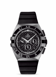 Omega Constellation Co-Axial 41 Chronograph Double Eagle Titanium / Carbon / Rubber 121.92.41.50.01.001