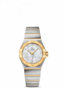 Omega Constellation Co‑Axial Master Chronometer 27 Small Seconds Stainless Steel / Yellow Gold / MOP 127.20.27.20.55.002