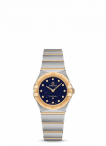 Omega Constellation Manhattan 25 Quartz Stainless Steel / Yellow Gold / Aventurine 131.20.25.60.53.001