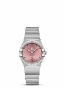 Omega Constellation Manhattan 28 Quartz Stainless Steel / Blush 131.10.28.60.11.001