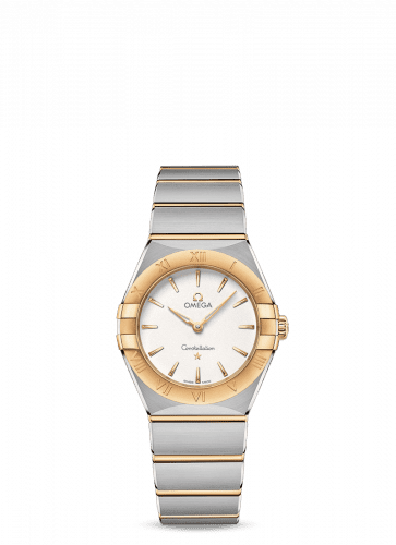 Omega Constellation Manhattan 28 Quartz Stainless Steel / Yellow Gold / Silver 131.20.28.60.02.002