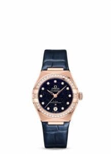 Omega Constellation Manhattan 29 Co-Axial Master Chronometer Sedna Gold / Diamond / Aventurine 131.58.29.20.53.003