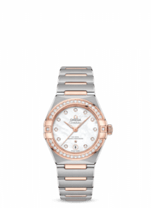 Omega Constellation Manhattan 29 Co-Axial Master Chronometer Stainless Steel / Sedna Gold / MOP / Diamond 131.25.29.20.55.001