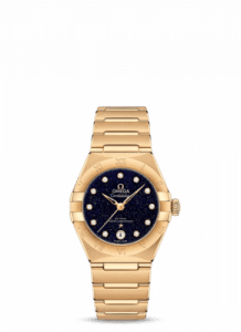 Omega Constellation Manhattan 29 Co-Axial Master Chronometer Yellow Gold / Aventurine 131.50.29.20.53.002