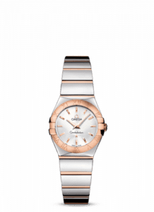 Omega Constellation Quartz 24 Polished Stainless Steel / Red Gold / Silver 123.20.24.60.02.003