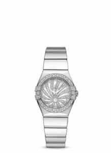 Omega Constellation Quartz 24 Polished White Gold / Diamond / MOP Supernova 123.55.24.60.55.014