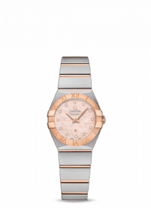 Omega Constellation Quartz 24 Stainless Steel / Red Gold / Pink MOP 123.20.24.60.57.003