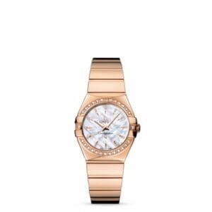 Omega Constellation Quartz 27 Polished Red Gold / Diamond / MOP 123.55.27.60.55.006