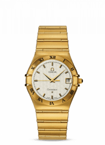 Omega Constellation Quartz 33.5 '95 Yellow Gold / Silver 1112.30.00
