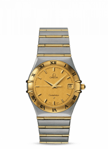 Omega Constellation Quartz 33.5 Stainless Steel / Yellow Gold / Champagne 1212.10.00