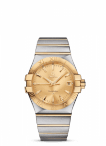 Omega Constellation Quartz 35 Stainless Steel / Yellow Gold / Champagne 123.20.35.60.08.001