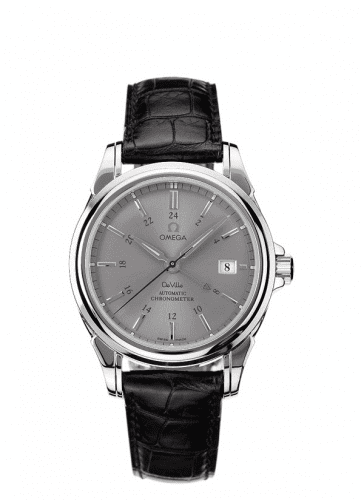 Omega De Ville Co-Axial 38.7 GMT Stainless Steel / Grey 4833.40.31
