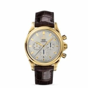 Omega De Ville Co-Axial 41 Chronograph Yellow Gold / Silver 4641.30.32