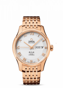 Omega De Ville Co-Axial Annual Calendar Red Gold / Silver / Bracelet 431.50.41.22.02.001