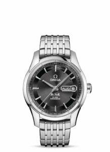 Omega De Ville Hour Vision Co-Axial Annual Calendar Stainless Steel / Slate / Bracelet 431.30.41.22.06.001