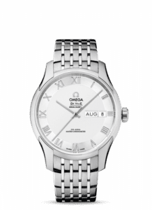 Omega De Ville Hour Vision Master Chronometer Annual Calendar Stainless Steel / Silver / Bracelet 433.10.41.22.02.001