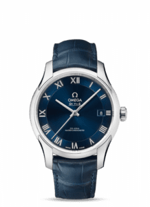 Omega De Ville Hour Vision Master Chronometer Stainless Steel / Blue 433.13.41.21.03.001