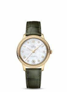 Omega De Ville Master Chronometer 34 Yellow Gold - Diamond / MOP - Diamond 434.58.34.20.55.002